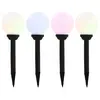 Image de vidaXL Lampe solaire sphérique LED de jardin 4 pcs 15 cm RVB