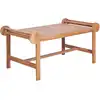 Image de vidaXL Table basse 100x50x45 cm Teck solide