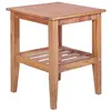 Image de vidaXL Table basse 40x40x50 cm Carrée Teck solide