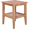 Image de vidaXL Table basse 40x40x50 cm Carrée Teck solide