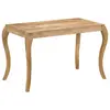 Image de vidaXL Table de salle à manger 118x60x76 cm Bois de manguier massif