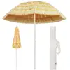 Image de vidaXL Parasol de plage Naturel 240 cm Style hawaïen