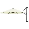 Image de vidaXL Parasol mural avec mât métallique 300 cm Sable
