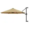 Image de vidaXL Parasol mural avec mât métallique 300 cm Taupe