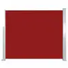 Image de vidaXL Auvent latéral rétractable 120 x 300 cm Rouge