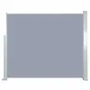 Image de vidaXL Auvent latéral rétractable 120 x 300 cm Gris