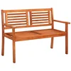 Image de vidaXL Banc d'Extérieur à 2 Places Jardin Banquette Bois d'Eucalyptus Massif
