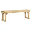 Image de vidaXL Banc de jardin 140 cm Bois de pin imprégné