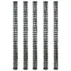 Image de vidaXL Mailles de clôture de jardin 5 pcs PEHD 1x1,2 m Vert