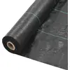 Image de vidaXL Toile de paillage PP 2 x 50 m Noir