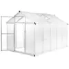 Image de vidaXL Serre Aluminium 302x190x195 cm 11,19 m³