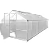 Image de vidaXL Serre Aluminium 481x250x195 cm 23,44 m³