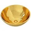Image de vidaXL Lavabo 32,5 x 14 cm Céramique Doré