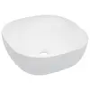 Image de vidaXL Lavabo 42,5x42,5x14,5 cm Céramique Blanc