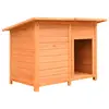 Image de vidaXL Niche pour chiens Bois de pin et de sapin solide 120x77x86 cm