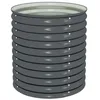 Image de vidaXL Lit surélevé de jardin 80x80x81 cm Acier galvanisé Gris