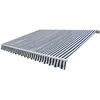 Image de vidaXL Auvent pliable motorisé 400 cm Bleu/blanc