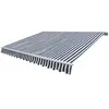 Image de vidaXL Auvent pliable motorisé 400 cm Bleu/blanc
