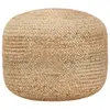 Image de vidaXL Pouf fait à la main 45 x 30 cm Jute