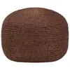 Image de vidaXL Pouf fait à la main Marron 40 x 45 cm Jute