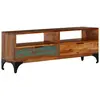 Image de vidaXL Meuble TV 118x35x45 cm Bois de récupération massif