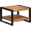 Image de vidaXL Table basse 60x60x40 cm Bois d'acacia massif