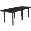 Image de vidaXL Table de Jardin Anthracite Plastique Meuble Mobilier Table d'Extérieur