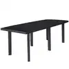 Image de vidaXL Table de jardin Anthracite 216x90x72 cm Plastique