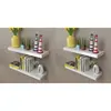Image de vidaXL Étagères murales 4 pcs Blanc 60 cm