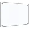 Image de vidaXL Dosseret de cuisine Transparent 70x50 cm Verre trempé