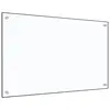 Image de vidaXL Dosseret de cuisine Transparent 80x50 cm Verre trempé