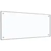 Image de vidaXL Dosseret de cuisine Transparent 90 x 40 cm Verre trempé