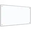 Image de vidaXL Dosseret de cuisine Transparent 90x50 cm Verre trempé