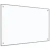 Image de vidaXL Dosseret de cuisine Transparent 90x60 cm Verre trempé