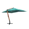 Image de vidaXL Parasol flottant Melia 300 x 400 cm Vert
