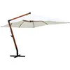 Image de vidaXL Parasol 300 x 400 cm Blanc