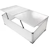 Image de vidaXL Serre sans Fond à 2 Trappes Mini Serre de Jardin Abri Plantes Balcon
