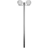 Image de vidaXL Lampadaire de jardin 2 lampes 220 cm