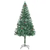 Image de vidaXL Arbre de Noël artificiel avec pommes de pin 180 cm