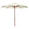 Image de vidaXL Parasol 300x258 cm Blanc sable