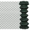 Image de vidaXL Clôture à mailles losangées Acier 1x15 m Vert