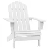 Image de vidaXL Chaise de jardin bois blanc