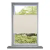 Image de vidaXL Store plissé 70x125 cm Crème