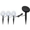 Image de vidaXL Lampes de jardin LED solaires 3 pcs avec piquet de sol