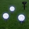 Image de vidaXL Lampes de jardin LED solaires 3 pcs avec piquet de sol