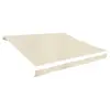 Image de vidaXL Toit d'auvent Toile Crème 6x3 m (Cadre non inclus)