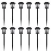 Image de vidaXL Ensemble de 12 lampes LED solaires avec piquet 8,6x8,6x38 cm