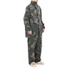 Image de vidaXL Combinaison de pluie avec capuche 2 pcs Hommes Camouflage XL