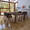 Image de vidaXL Chaises à manger lot de 4 bois courbé et similicuir
