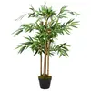 Image de vidaXL Plante artificielle avec pot Bambou Twiggy 90 cm